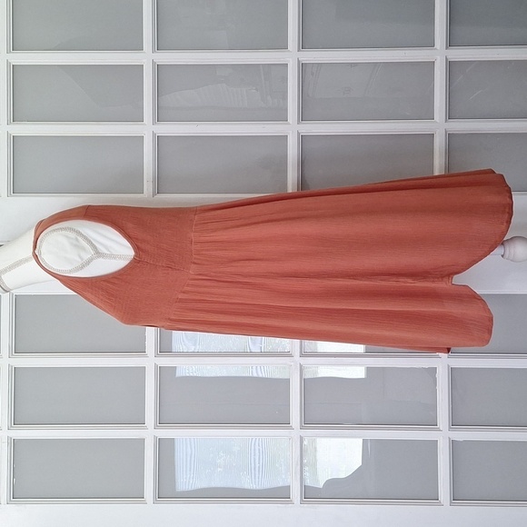 Knox Rose Sleeveless Smocked Button-Front Dress - Picture 4 of 14